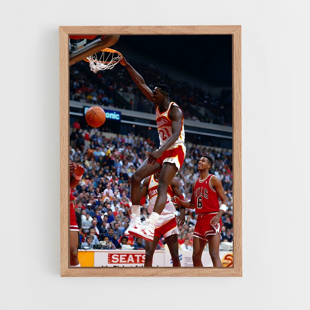 Poster L'Envol de Johnson – affiche Basketball (vue 4)